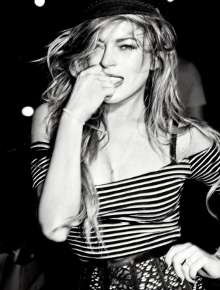 lindsay lohan shot by ellen von unwerth