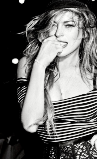 lindsay lohan shot by ellen von unwerth