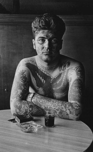 Diane Arbus tattoo man