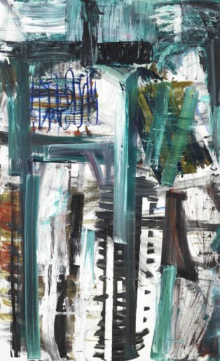 Louise Fishman AS IS 2017 Oil on linen
