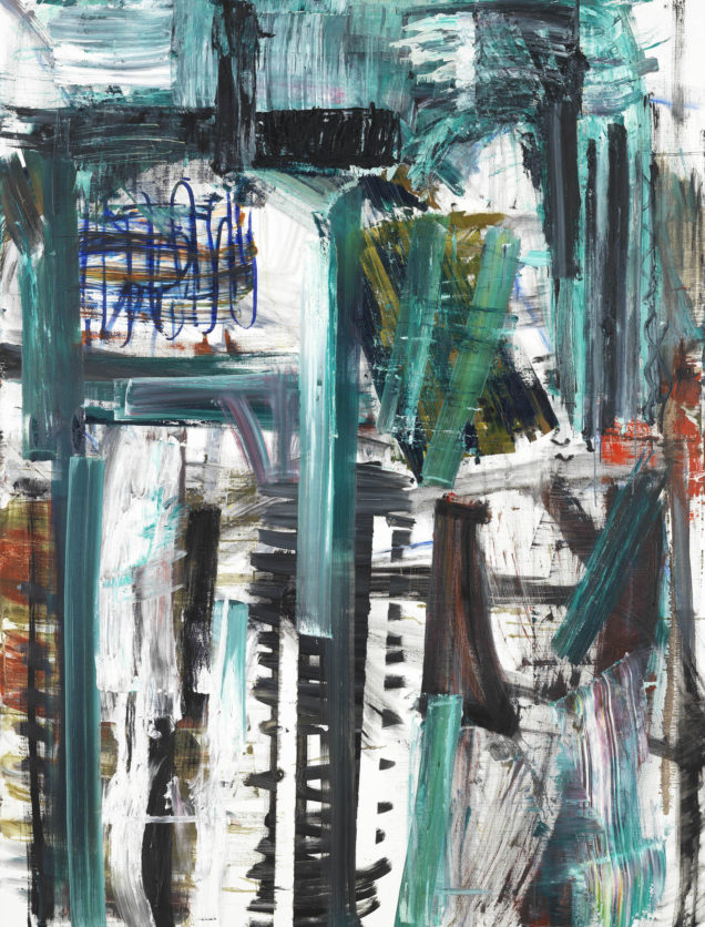 Louise Fishman AS IS 2017 Oil on linen