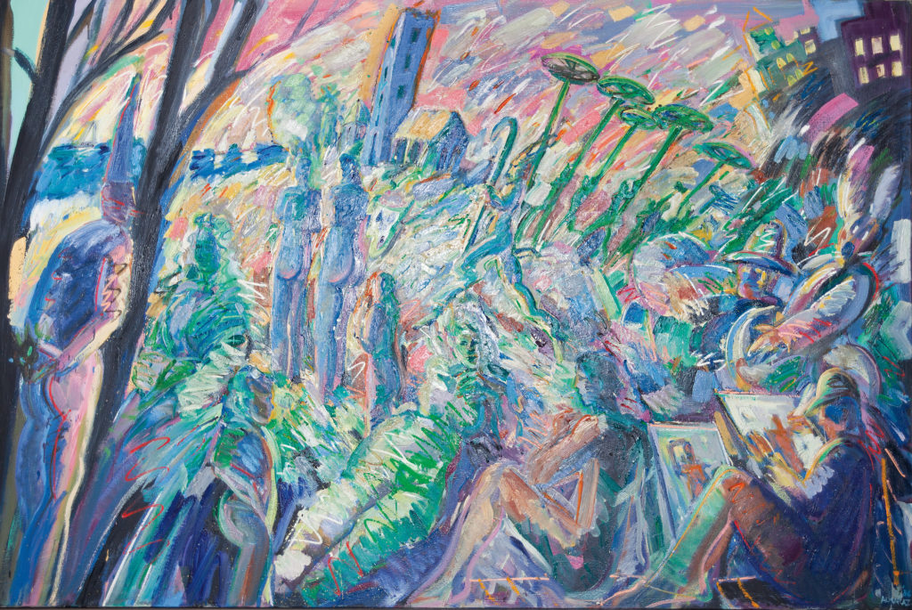 Carlos Almaraz's erotic paintings