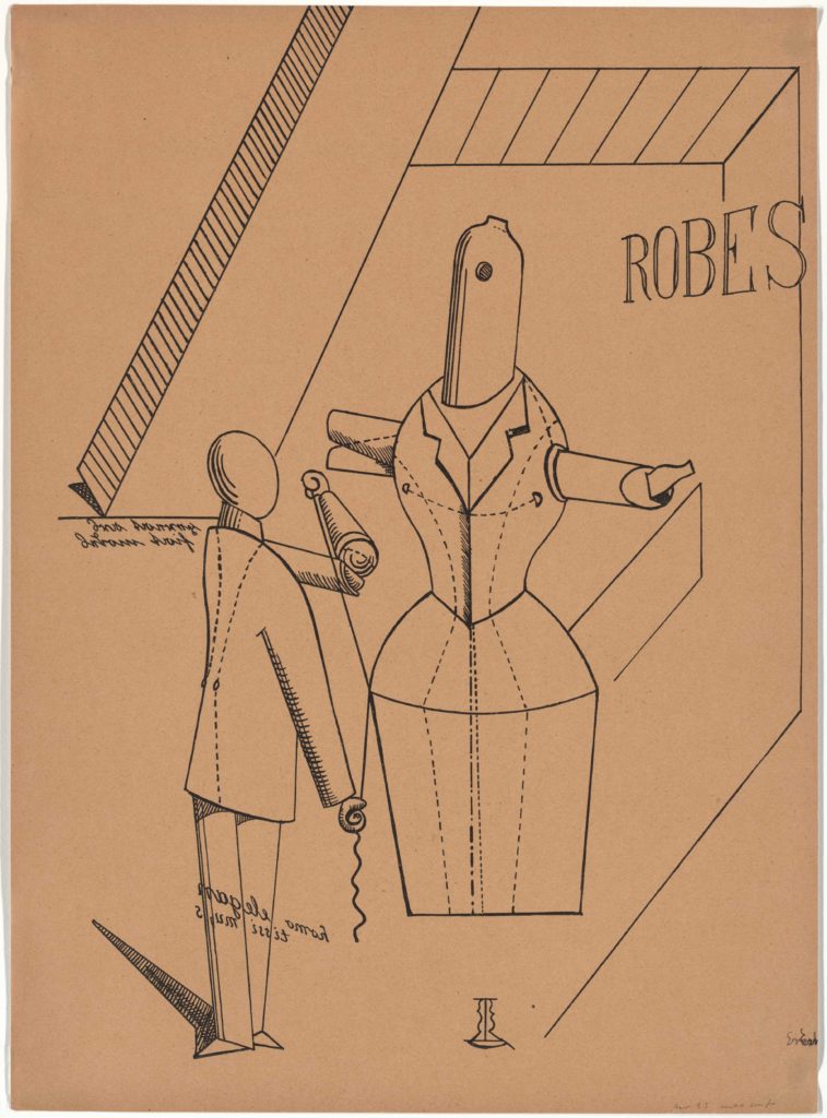 Max Ernst, Let there be fashion down with art painting MOMA