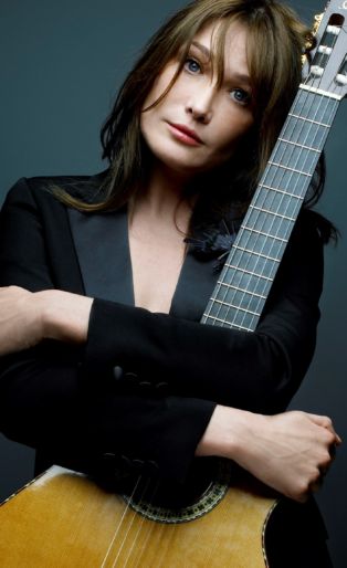 Carla Bruni is touring the USA to promote her latest album-Little French Songs