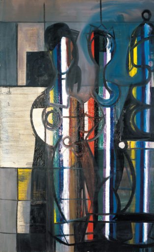 Robert Matherwell three figures 1941