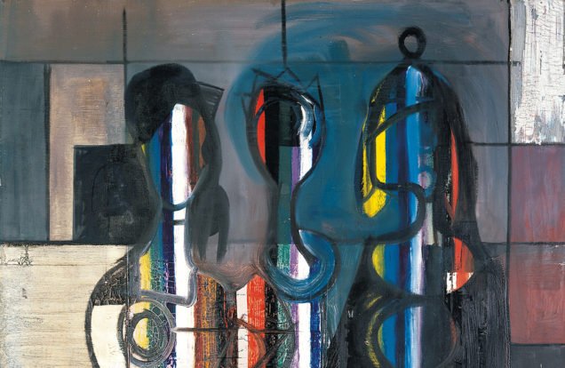 Robert Matherwell three figures 1941