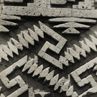 Josef Albers paintings and photographs from several trips to Mexico