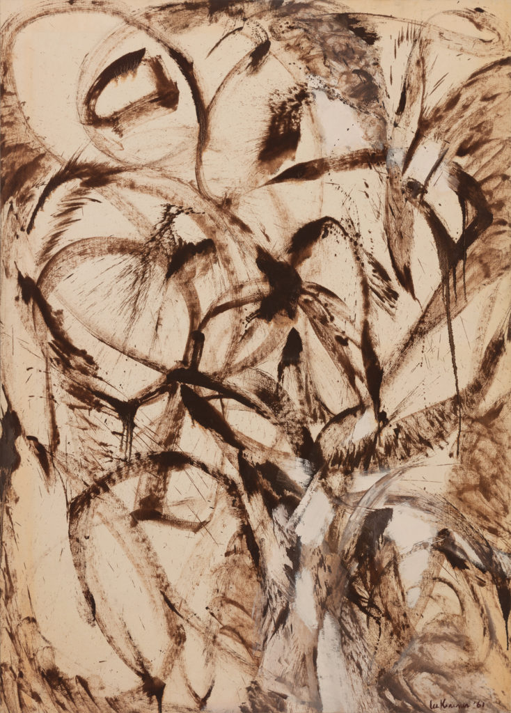 Solar Plexus painting by Lee Kasner