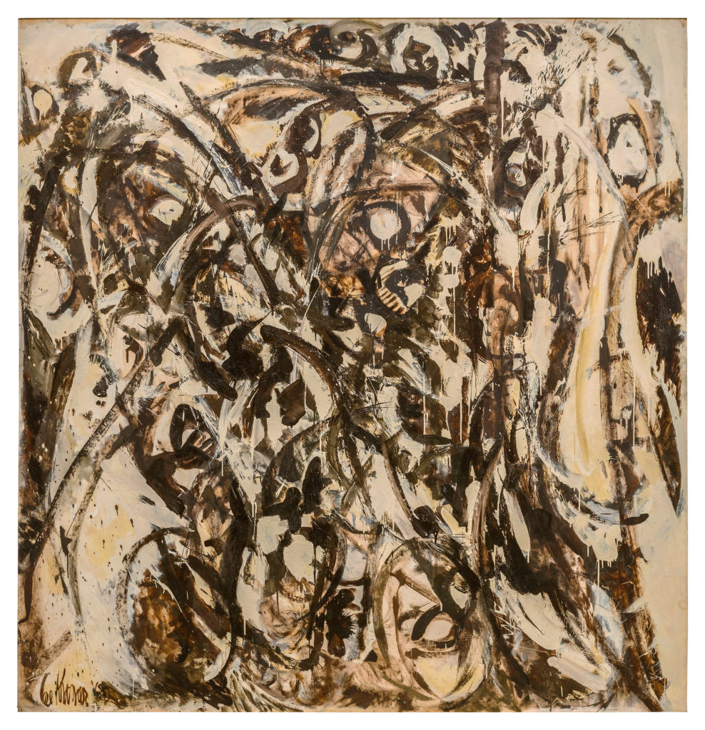 Uncaged painting by Lee Kasner