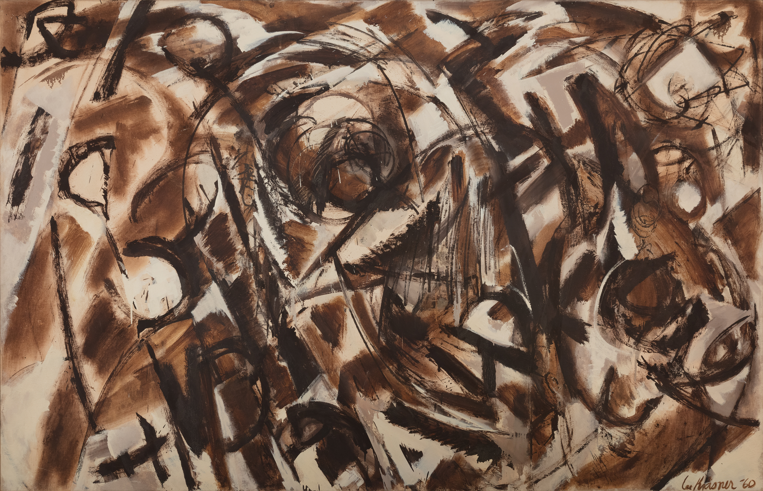 "Seeded" painting by Lee Krasner
