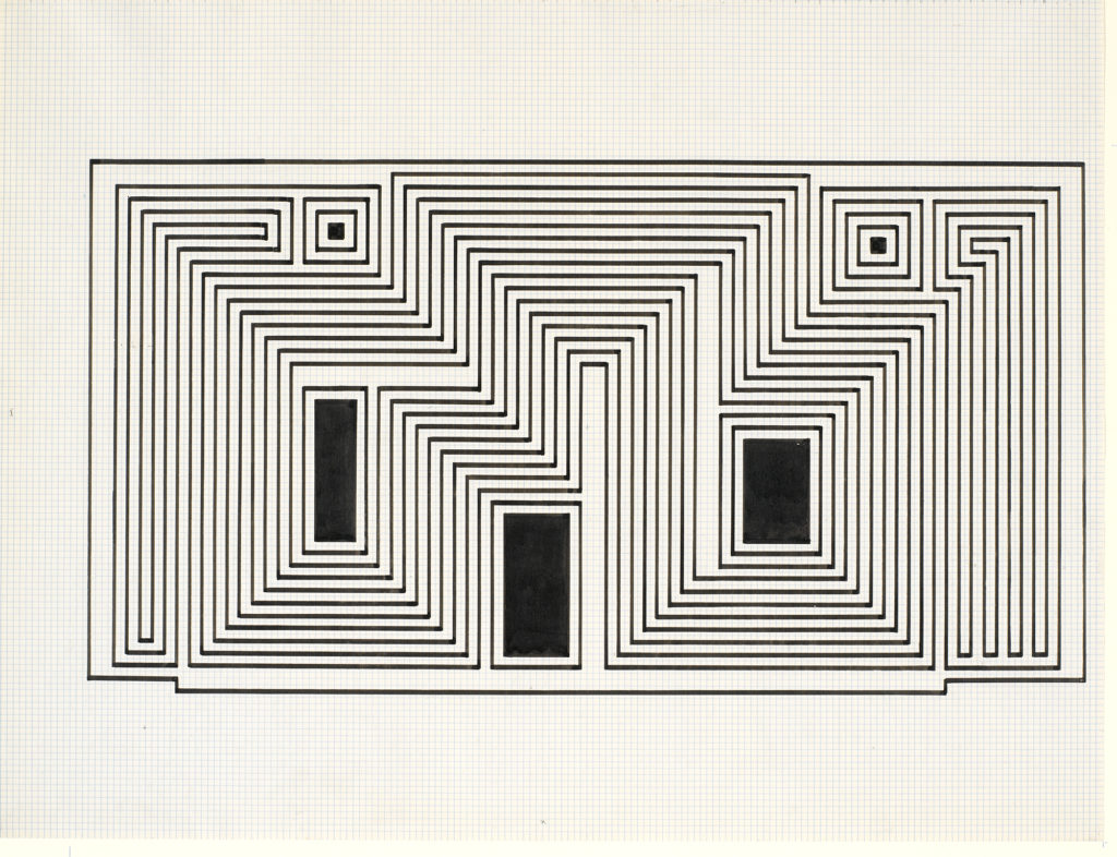 Josef Albers painting called "Study for Santuario"