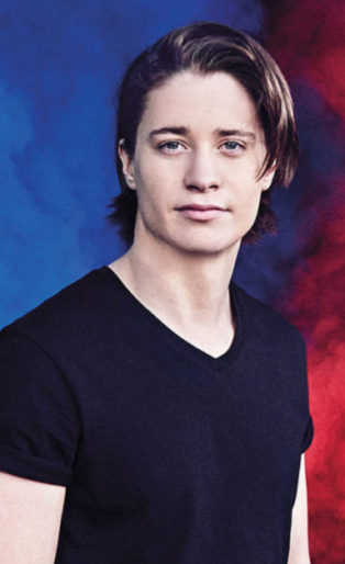 Kygo blue and red smoke