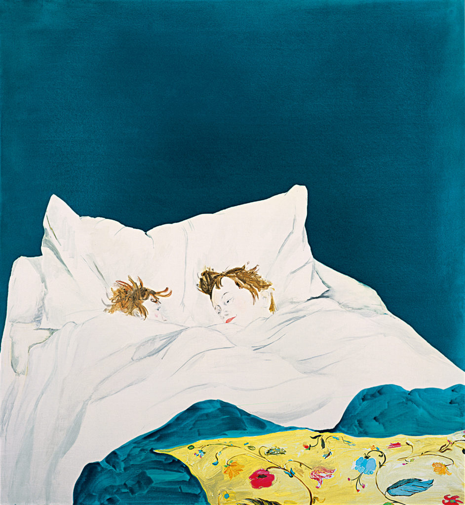 Laura Owens painting, Untitled, 2000