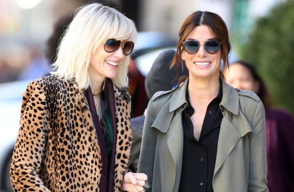 Sandra Bullock and Cate Blanchett in Oceans 8