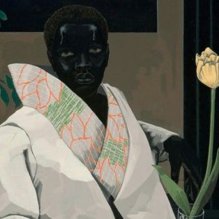 Painting by Kerry James Marshall