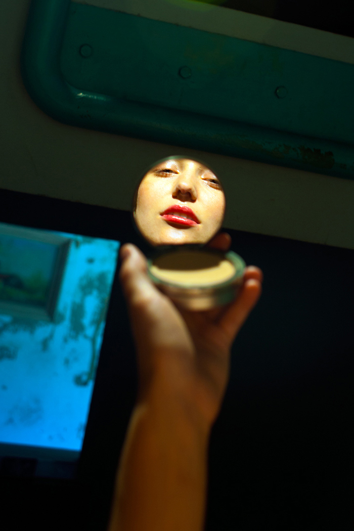 Image 7 by Ransom Ashley Woman Face in Compact Mirror