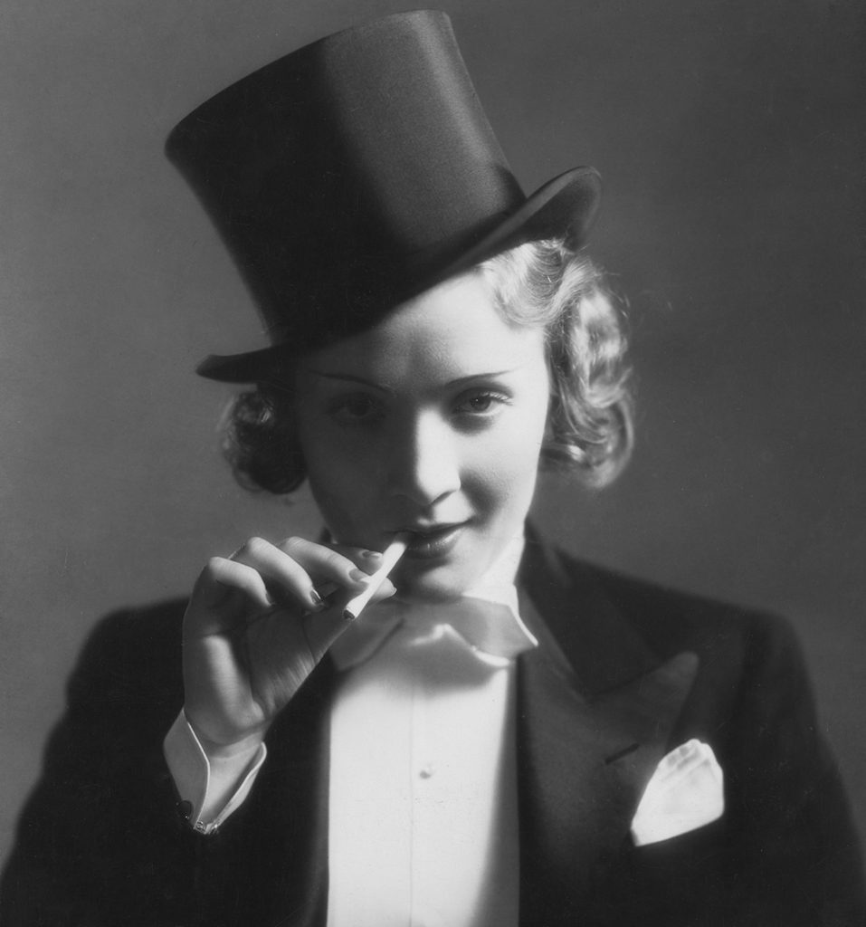 marlene dietrich in top hat