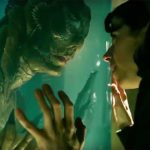 Shape of Water touching through glass