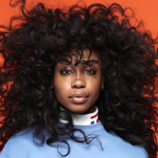 sza-orange background