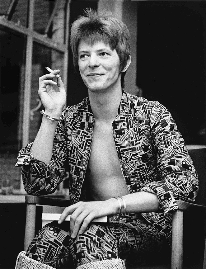 David Bowie Barrie Wentzell 1972.