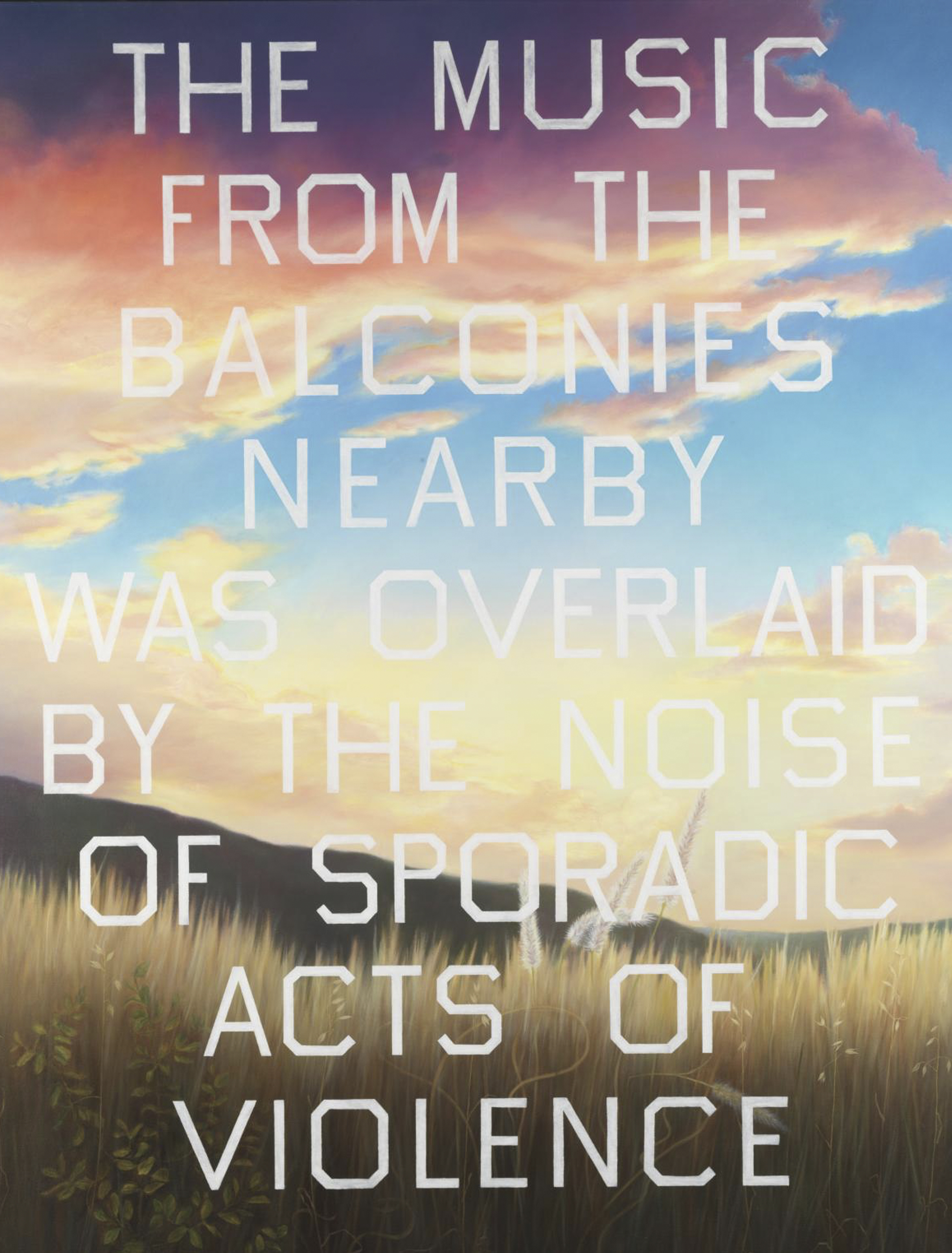 Painting by Ed Ruscha