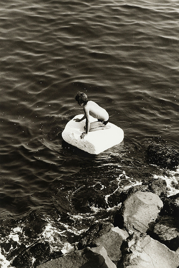 Peter Hujar. Boy on Raft.