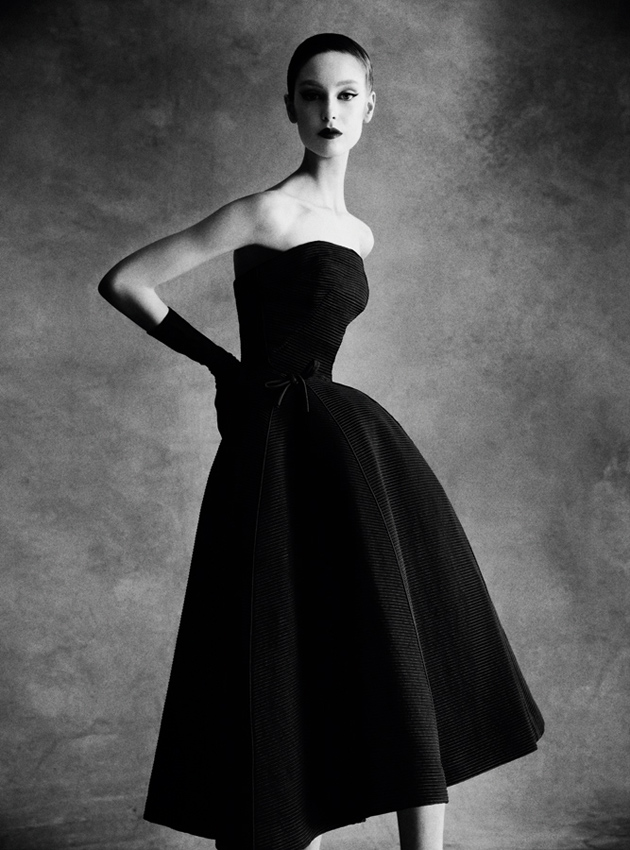 Patrick Demarchelier Christian Dior Sonnet dress, Autumn - Winter 1952 Haute Couture Collection, 2013