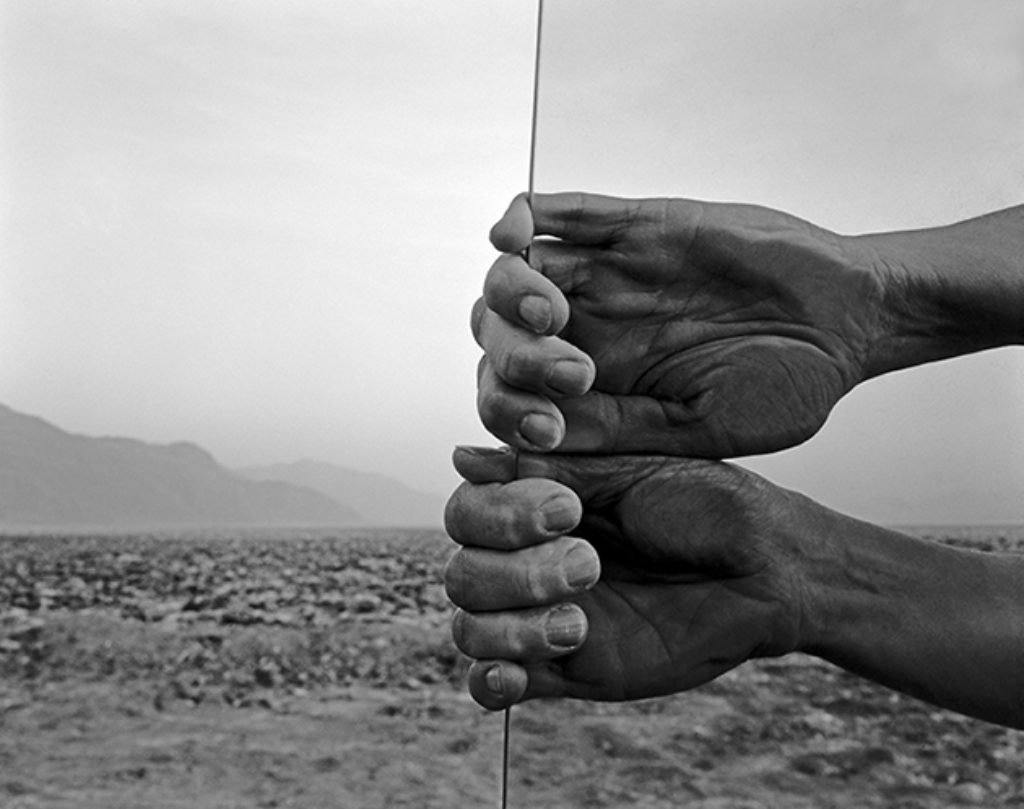 Judy Dater. My Hands Death Valley