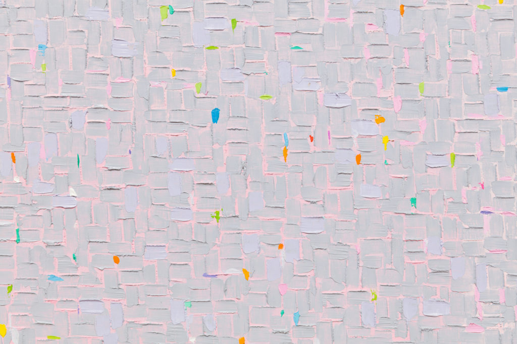 Detail of painting by Young Il-Ahn