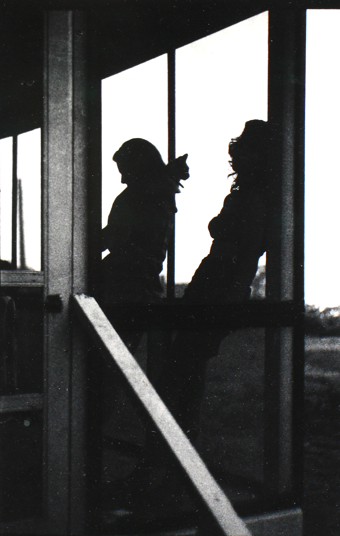 Saul Leiter nude silhouette
