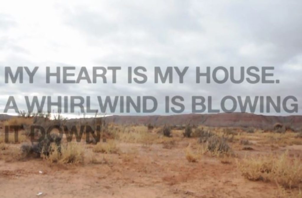 Video still from work by Demian DinéYazhi´