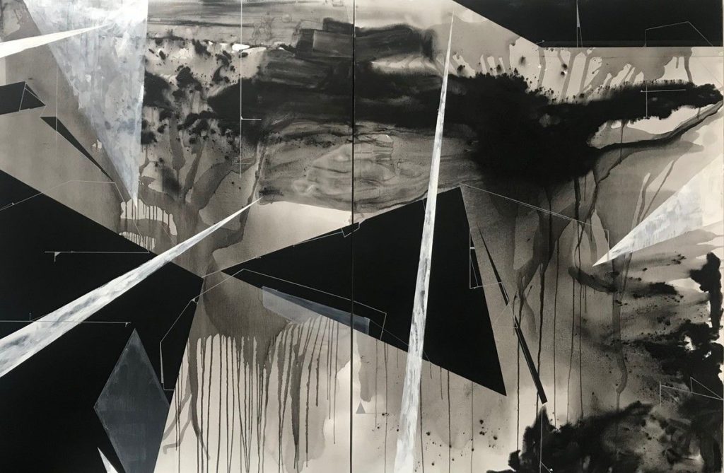 Painting by Torkwase Dyson