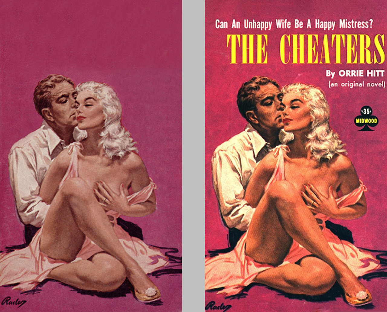 The Cheaters book cover by Paul Rader