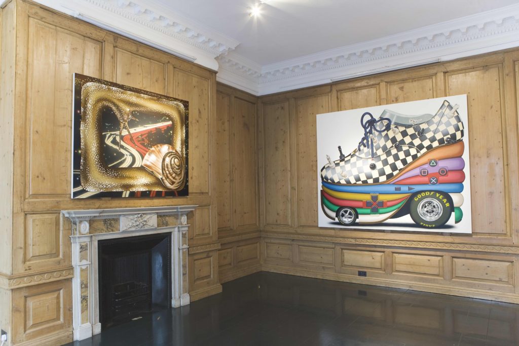 Installation view of Henry Gunderson, Formula One