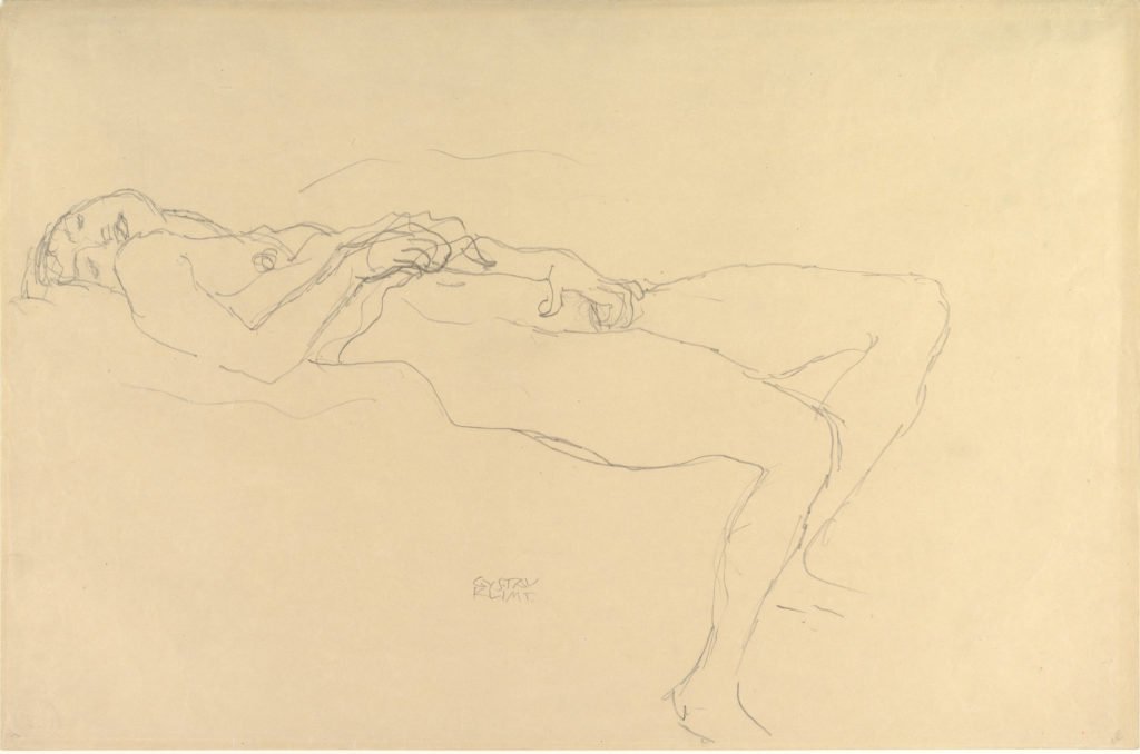 Drawing by Gustav Klimt