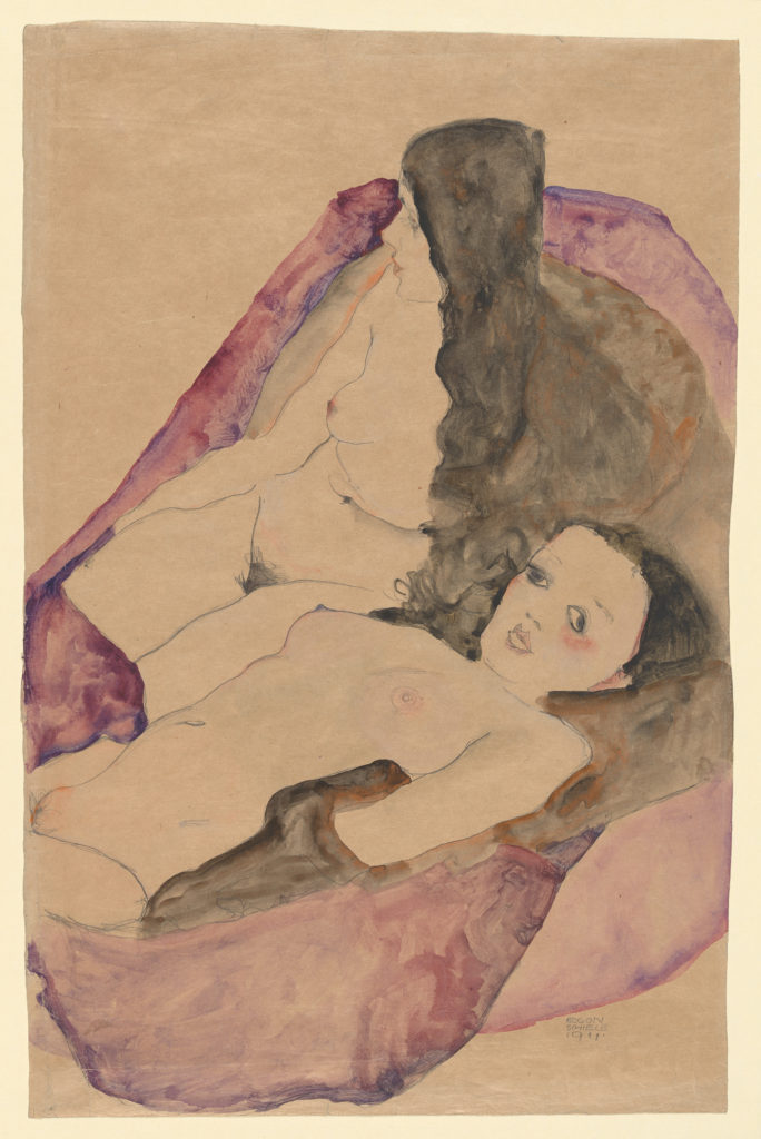 Drawing by Egon Schiele
