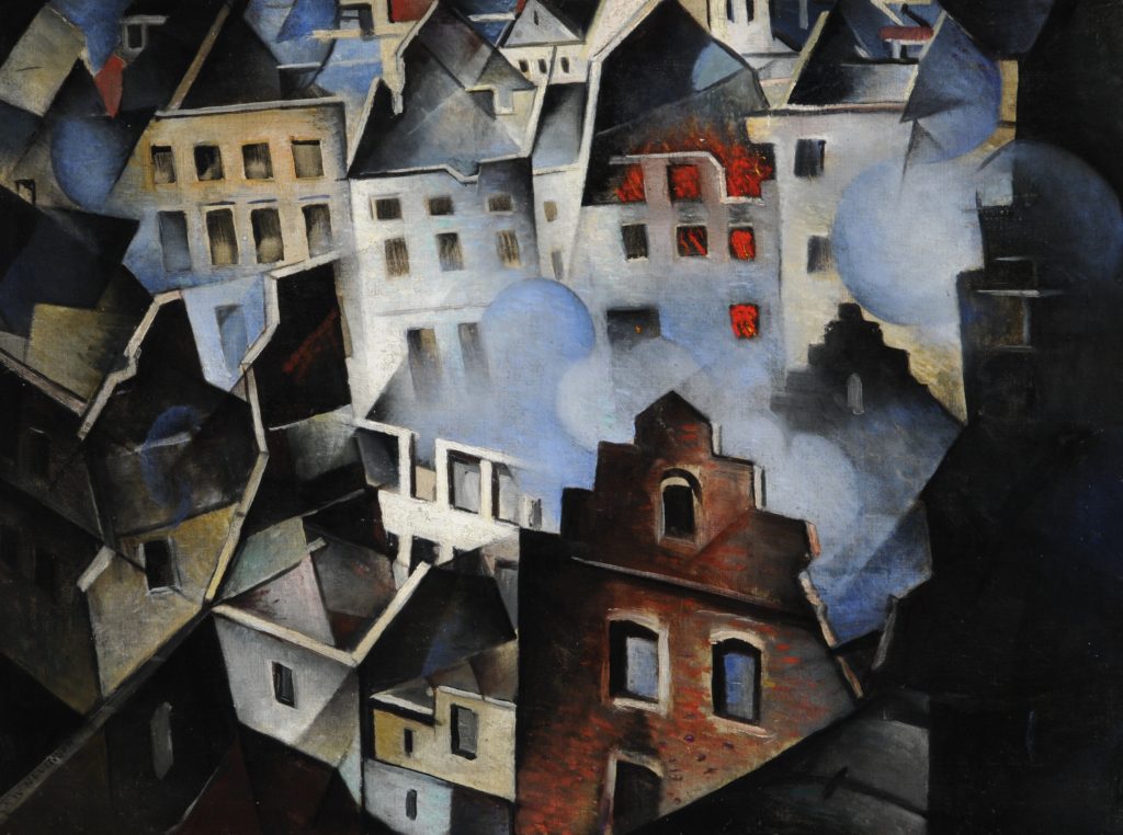 Painting by Christopher Richard Wynne Nevinson