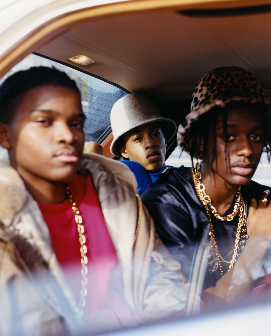 Tyler Mitchell-Urban Youth in back seat of a cab