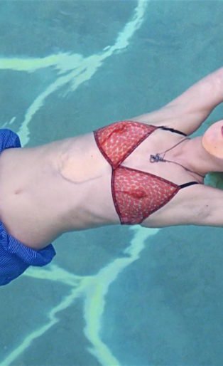 dakota johnson in pool