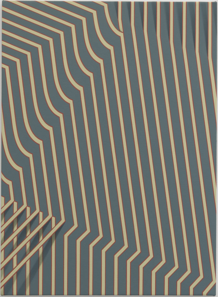 Painting by Tomma Abts