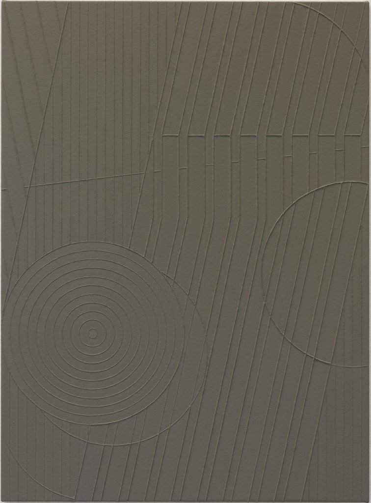 Painting by Tomma Abts