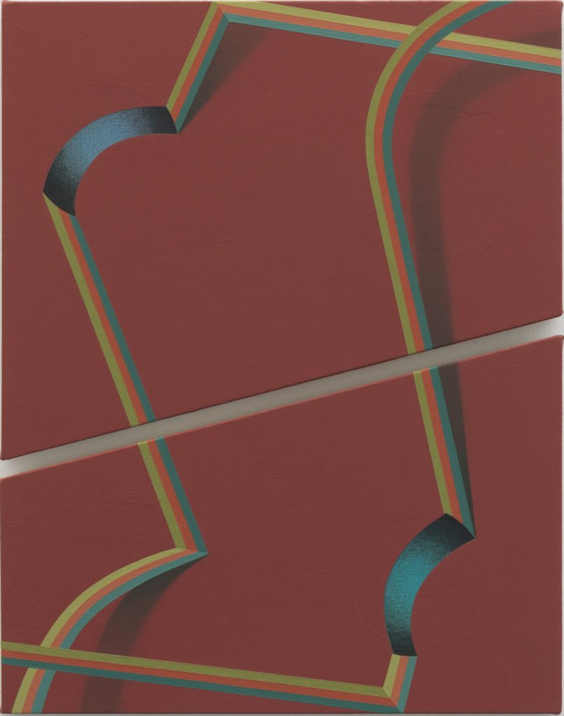 Painting by Tomma Abts