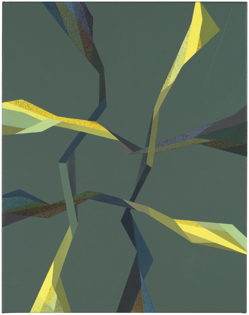 Painting by Tomma Abts