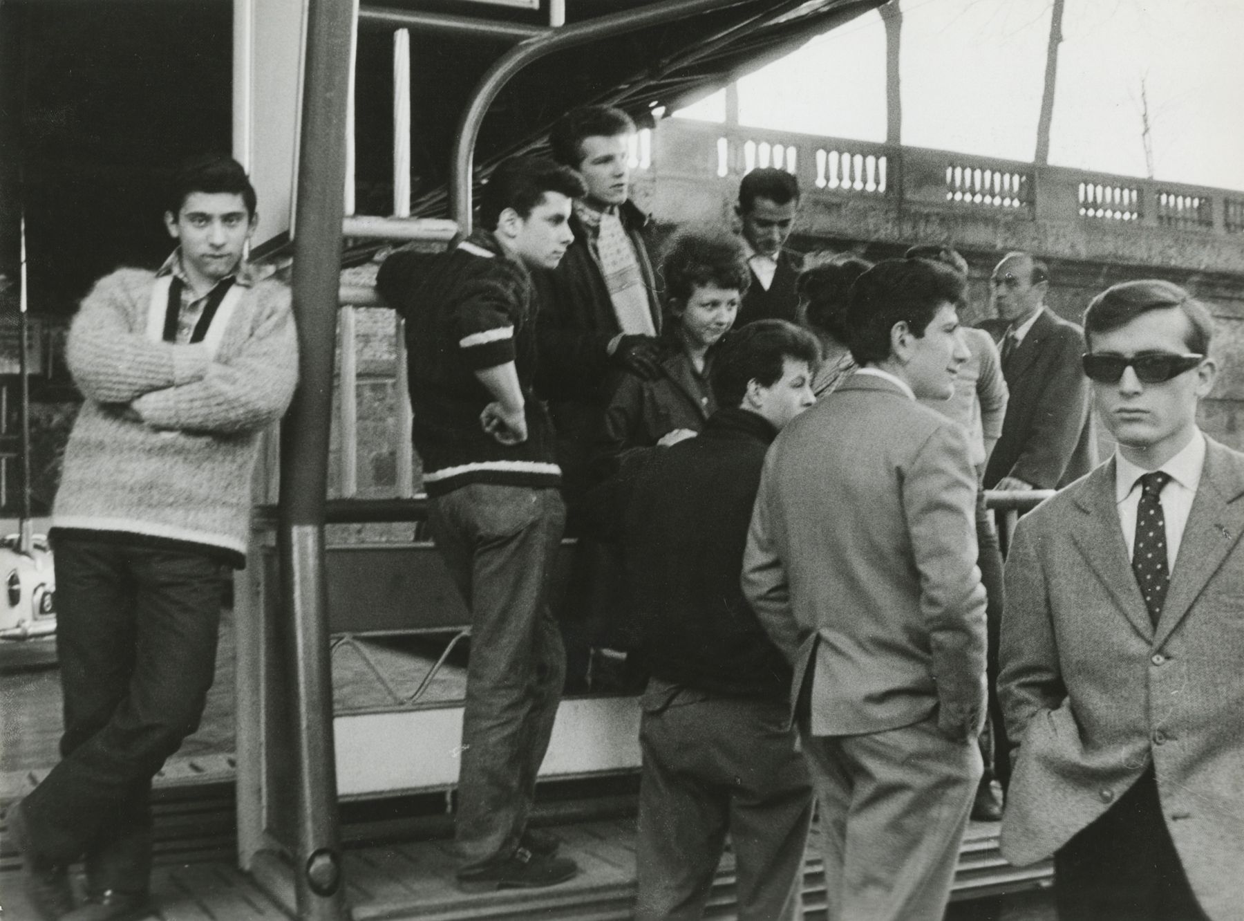 Enrico Cattaneo. "Giovani d'Oggi, Milano." (Youth Of Today, Milan). 1961.