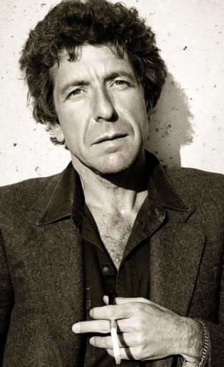 Leonard Cohen by David Boswell. 20 October 1978.