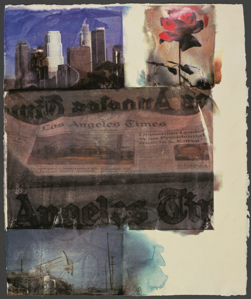 Print by Robert Rauschenberg