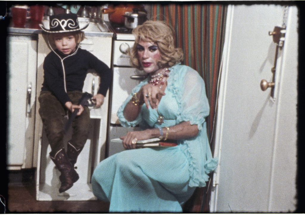 Film still of "Ari and Mario," by Andy Warhol