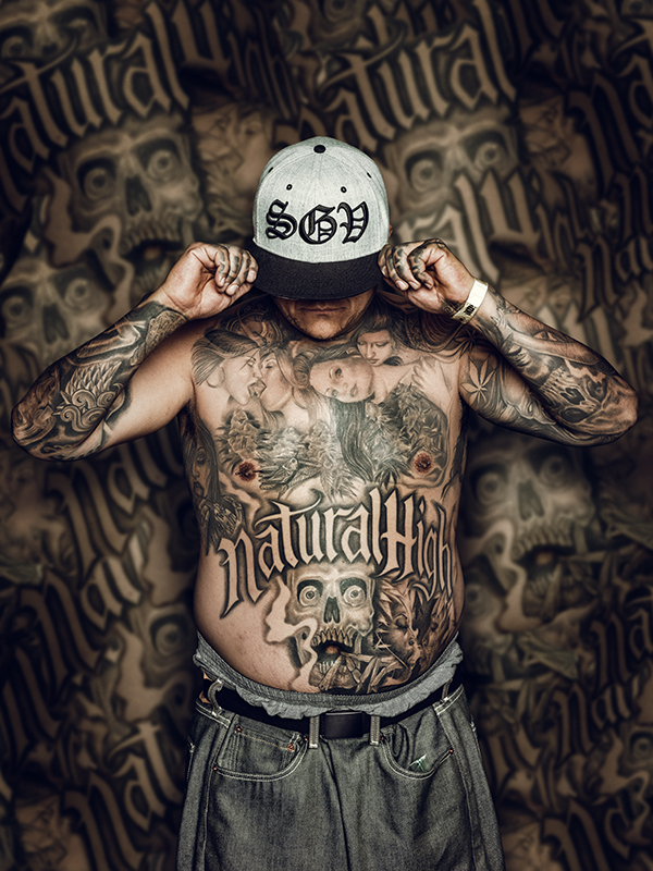 Cade Martin tattoo man with hat