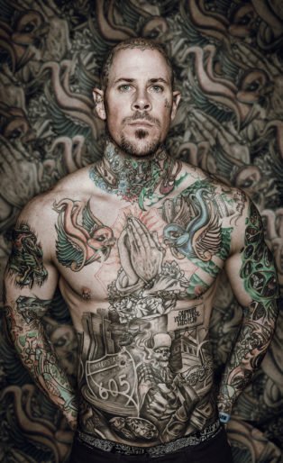 Cade Martin tattoo man