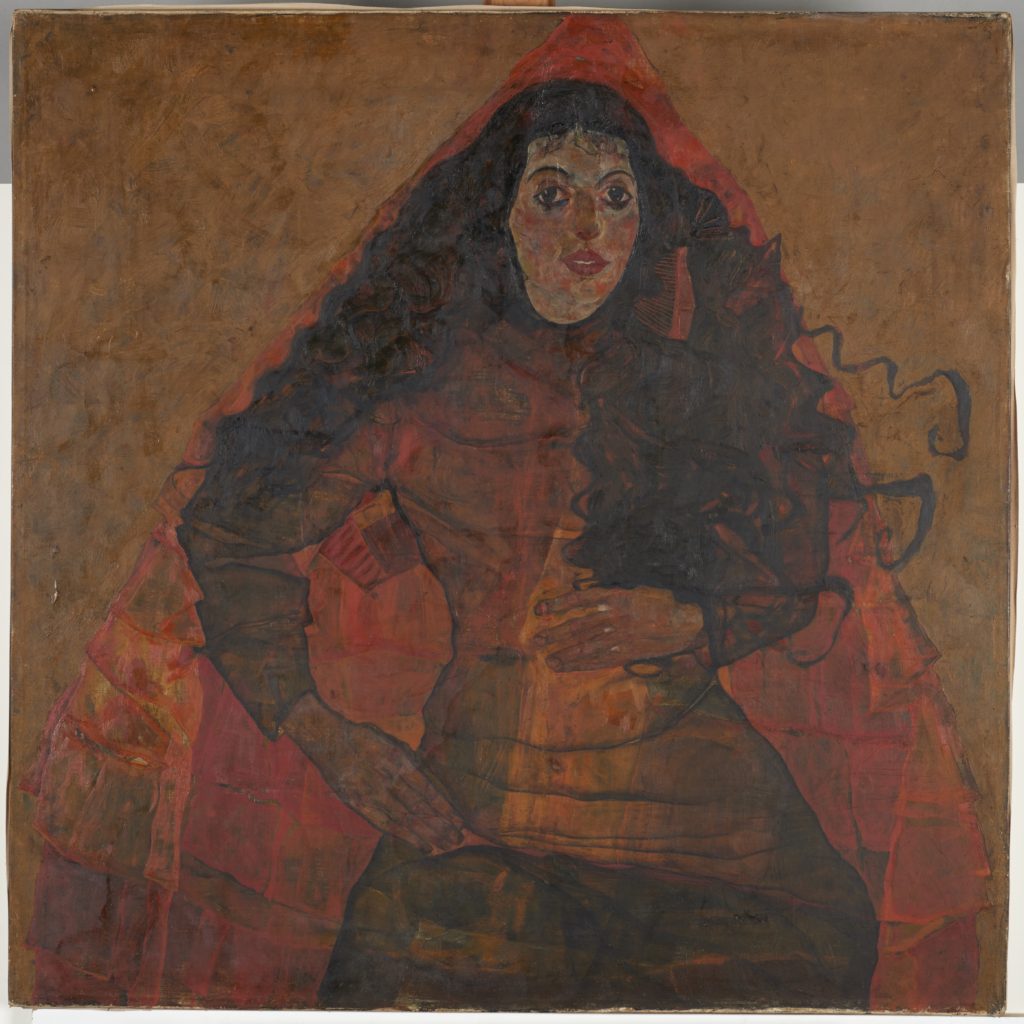Egon Schiele - Portrait of Trude Engel